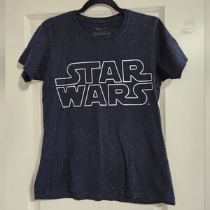 ✨️3/$20✨️ Star Wars Black Logo T-Shirt Size L